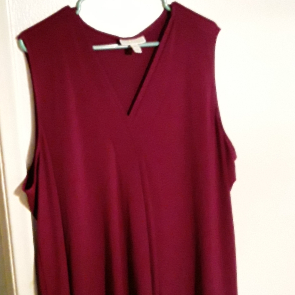 Womens 3x sleeveless blouse